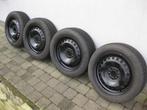 4 winterbanden 205/55 R16 91H met stalen velgen, Auto-onderdelen, Ophalen, Gebruikt, 16 inch, Banden en Velgen