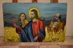 Painting of jesus in the field, by joky kamo sold ❗, Antiquités & Art, Art | Peinture | Moderne, Enlèvement ou Envoi