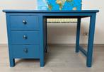 Klein bureau met 3 grote lades: vintage, Ophalen, Zo goed als nieuw, Bureau