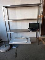 Rek RVS, Huis en Inrichting, Kasten | Stellingkasten, Ophalen, Gebruikt