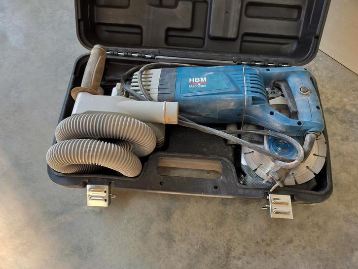 Sleuvenfrees met 5 schijven, Doe-het-zelf en Bouw, Gereedschap | Slijpmachines, Zo goed als nieuw, 1000 watt of meer, Ophalen