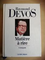 Matière à rire - L'intégrale de Raymond Devos, Boeken, Humor, Ophalen of Verzenden
