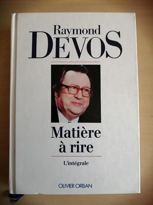 Matière à rire - L'intégrale de Raymond Devos, Boeken, Humor, Ophalen of Verzenden