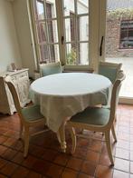 Chaises + table, Maison & Meubles, Quatre, Enlèvement, Utilisé, Provencal