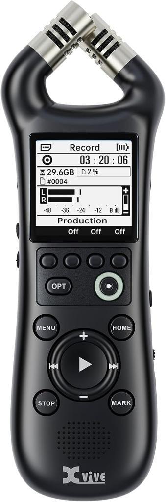 Xvive XV1-R draagbare stereo-audiorecorder met 32-bits, Muziek en Instrumenten, Effecten, Nieuw, Chorus, Delay of Echo, Distortion, Overdrive of Fuzz