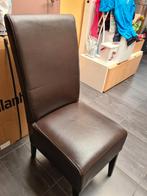 6 echte lederen stoelen van meubelen DEBA Belsele, Huis en Inrichting, Ophalen, Zo goed als nieuw