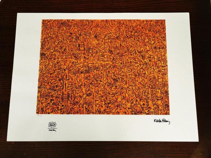 Keith Harring, Antiek en Kunst, Kunst | Litho's en Zeefdrukken, Ophalen