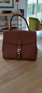 Handtas  leder NEUVILLE, Enlèvement, Comme neuf, Brun, Sac à main