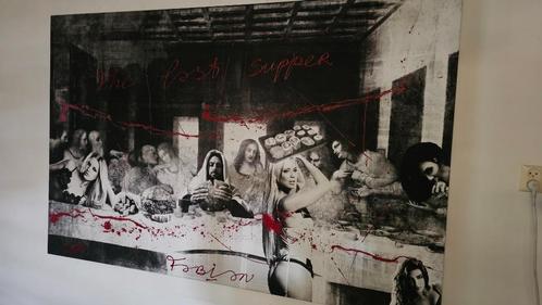 200 cm Origineel werk op GROOT Doek van Fabian  Met certific, Antiek en Kunst, Kunst | Schilderijen | Klassiek, Ophalen