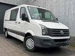 VW CRAFTER 2.0 TDI L3H1 2013 DUBBELE CABINE 6PLAATS 90000 KM, Auto's, Euro 5, 4 cilinders, Volkswagen, Wit