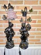 Bronskleurige lampen., Antiek en Kunst, Ophalen