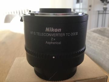 X2 Af-s TELECONVERTER TC-20 lll generatie, Audio, Tv en Foto, Ophalen, Zo goed als nieuw