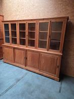 Prachtige XL grote massief teakhouten buffetkast.+-300cm, Ophalen
