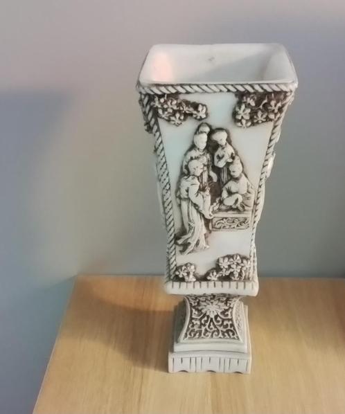 Siervaas met oosterse versieringen - 32 cm hoog, Huis en Inrichting, Woonaccessoires | Vazen, Gebruikt, Ophalen of Verzenden