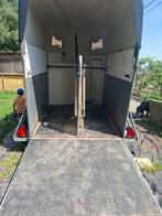 Paardenvan, Dieren en Toebehoren, Paarden en Pony's | Trailers en Aanhangwagens, Ophalen, Gebruikt, Polyester, 2-paards trailer