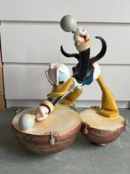 Vintage beeld Disney Donald duck trommel, Ophalen, Donald Duck, Zo goed als nieuw