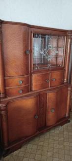 60 ,s vintage buffetkast, Avec porte(s), 100 à 150 cm, Utilisé, Verre