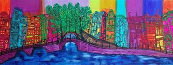 Kunsthandel Gennep - "Amsterdam Grachtengordel" beschikbaar voor biedingen