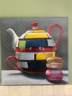 Olie op paneel, gesigneerd, Ophalen of Verzenden