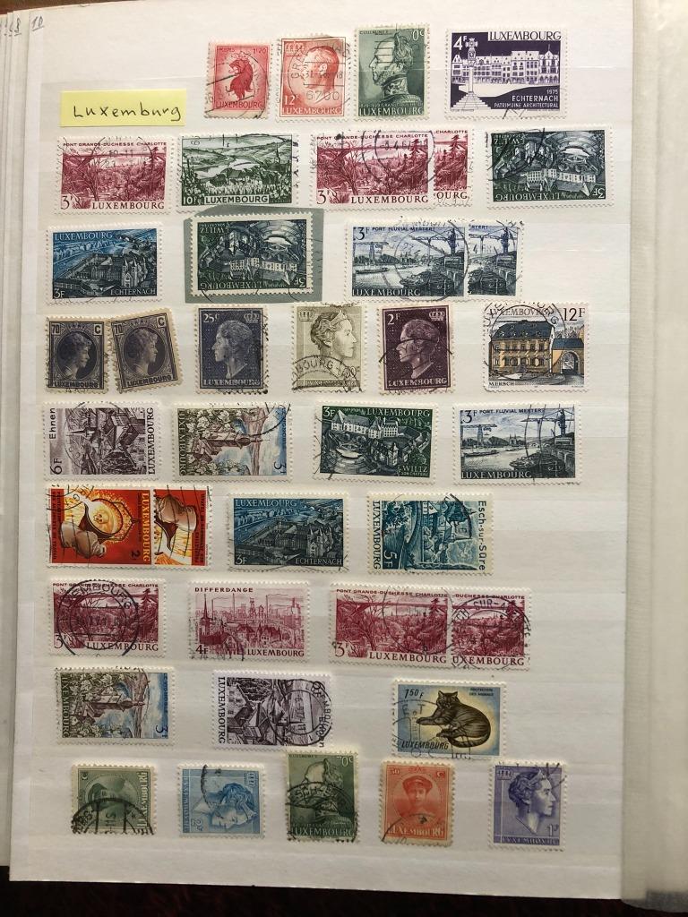 Postzegels Luxemburg, Ophalen of Verzenden, Gestempeld