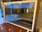PVC ramen & hout - diverse formaten, Doe-het-zelf en Bouw, Ophalen, Gebruikt, Gevelraam of Ruit, Dubbelglas