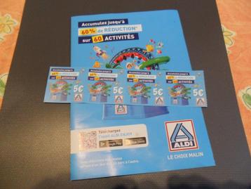 ALDI 4-coupons ter waarde van €5. beschikbaar voor biedingen