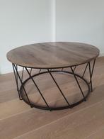 Ronde salontafel, Huis en Inrichting, Tafels | Salontafels, 50 tot 100 cm, Rond, Ophalen of Verzenden, Zo goed als nieuw