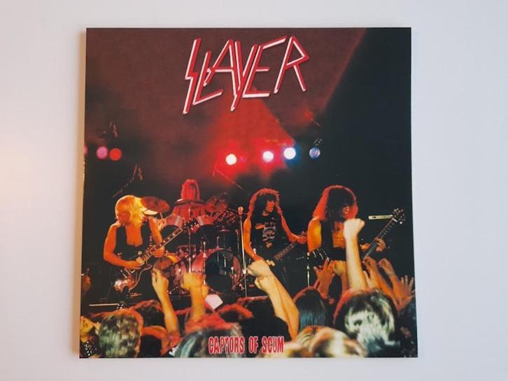 Slayer Captors of scum Holland 1985 live 2LP, Cd's en Dvd's, Vinyl | Hardrock en Metal, Zo goed als nieuw, Verzenden