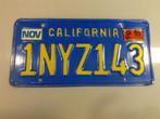 California "Blue Plate" nummerplaat - zeldzaam, Ophalen of Verzenden