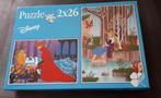 Ravensburger puzzel - 2x26 stuks-Disney - € 2.50-Doornroosje, Verzenden, 10 tot 50 stukjes, Zo goed als nieuw