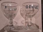 2 ORVAL degustatie glazen, Verzamelen, Ophalen of Verzenden, Zo goed als nieuw, Bierglas