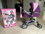 Poppenwagen Combi bayer CITY NEO paars/roze, Zo goed als nieuw, Ophalen, Babypop