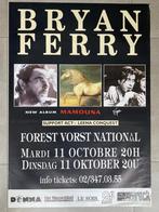Poster Brian Ferry in Vorst Nationaal, Comme neuf, Enlèvement ou Envoi