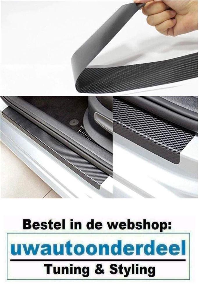 Instaplijsten Auto sticker Carbon look Geschikt Voor VW Golf, Auto diversen, Tuning en Styling, Verzenden