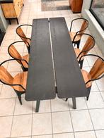 Tafel + 6 stoelen, Ophalen, Zo goed als nieuw