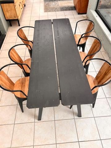 Tafel + 6 stoelen beschikbaar voor biedingen