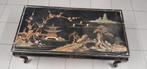 Table basse asiatique noire endommagée 103x52x38cm, Antiquités & Art, Enlèvement