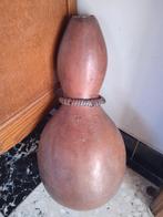 herkomst kalebas: Gabon, hoogte: 47 cm, vegetaal/hout, Ophalen of Verzenden