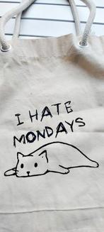 #totebag #I hate Mondays #cat, Ophalen