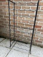 Metalen wijnrek, Huis en Inrichting, Ophalen, Gebruikt, 25 flessen of meer, Metaal