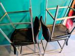 4 barstoelen gratis af te halen, Ophalen, Gebruikt, 60 tot 90 cm, Metaal