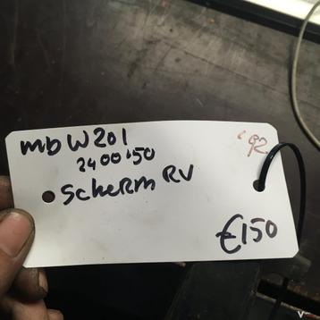 Mercedes W201 1992 Wagennr 2400150   Voorscherm Rechtsvoor beschikbaar voor biedingen