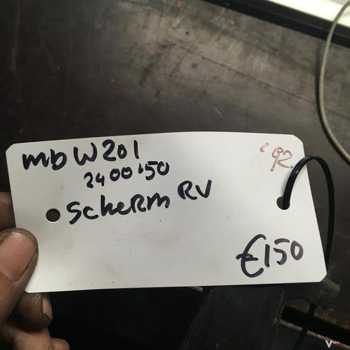 Mercedes W201 1992 Wagennr 2400150   Voorscherm Rechtsvoor, Auto-onderdelen, Carrosserie, Spatbord, Gebruikt, Ophalen