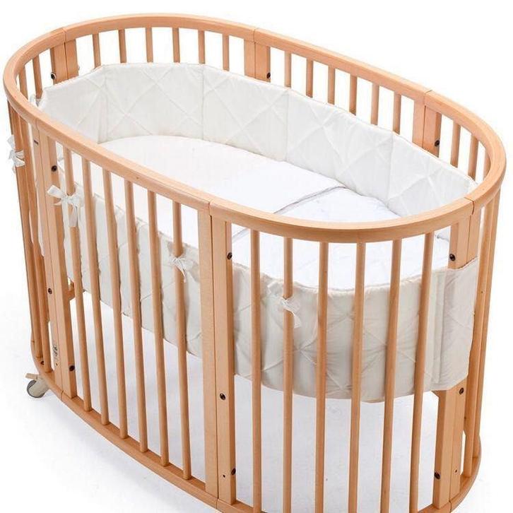 Stokke Sleepi bedje, Kinderen en Baby's, Kinderkamer | Bedden, Gebruikt, Minder dan 140 cm, 70 tot 85 cm, Matras, Ophalen