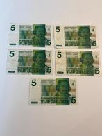 5 x 5 Gulden 1973 Nederland, Postzegels en Munten, Bankbiljetten | Nederland, Ophalen, 5 gulden