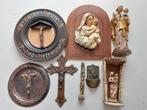 Klein lot Religieuze objecten - zie foto's, Antiek en Kunst, Ophalen of Verzenden
