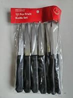 set van 12 fruitmessen, Ophalen of Verzenden, Nieuw, Los bestek