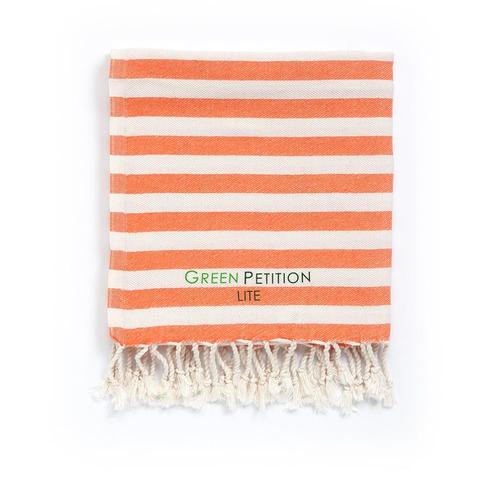 Strandlaken Mare Tangerine- fouta- Green Petition gratis ver, Huis en Inrichting, Badkamer | Badtextiel en Accessoires, Nieuw