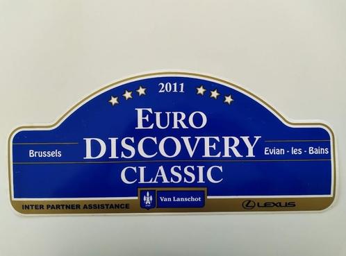 Autocollant - 2011 Euro Discovery Classic - Bruxelles - Evia, Collections, Autocollants, Comme neuf, Voiture ou Moto, Enlèvement ou Envoi