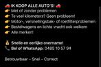 Auto’s gezocht‼️, Auto's, BMW, Overige modellen, Particulier, Te koop